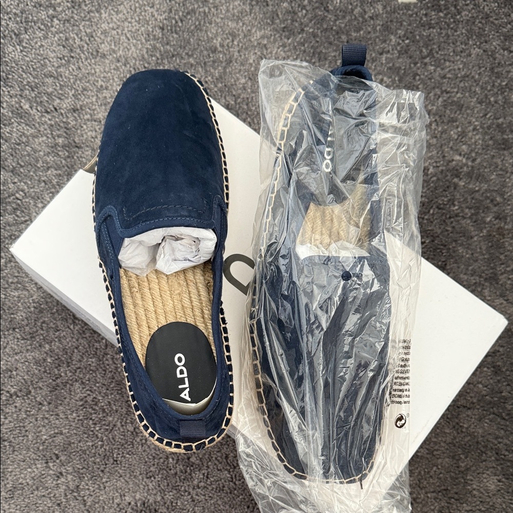 ALDO Men's Navy Slip-On Loafers